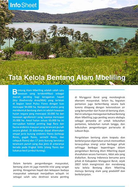 Tata Kelola Bentang Alam Mbeliling